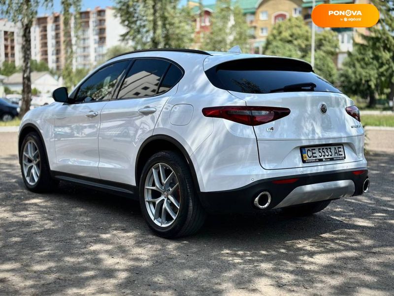 Alfa Romeo Stelvio, 2018, Бензин, 2 л., 112 тыс. км, Внедорожник / Кроссовер, Белый, Черновцы Cars-Pr-58082 фото