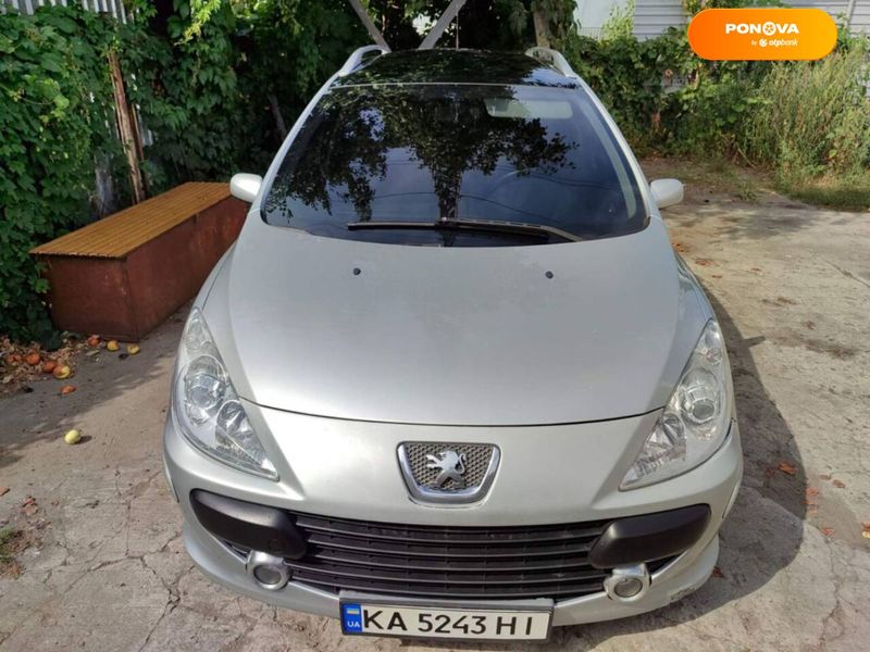 Peugeot 307, 2005, Бензин, 1.59 л., 170 тис. км, Універсал, Сірий, Київ Cars-Pr-59226 фото