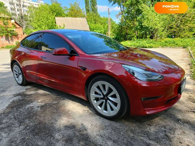 Tesla Model 3, 2022, Електро, 29 тыс. км, Седан, Красный, Киев Cars-Pr-68865 фото