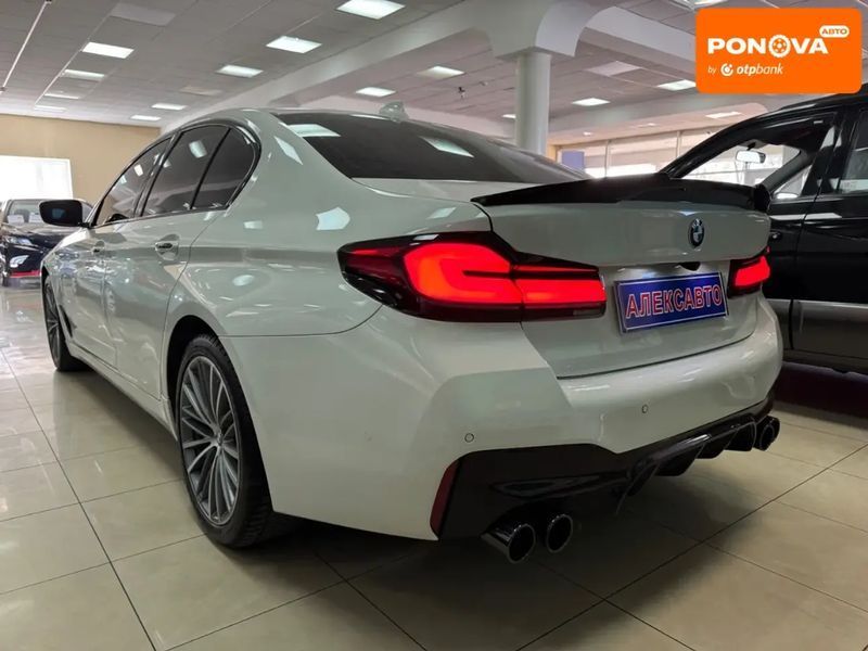 BMW 5 Series, 2018 р., Бензин, 163 тис. км, Седан, Білий, Кропивницький (Кіровоград) AT-10414736 фото