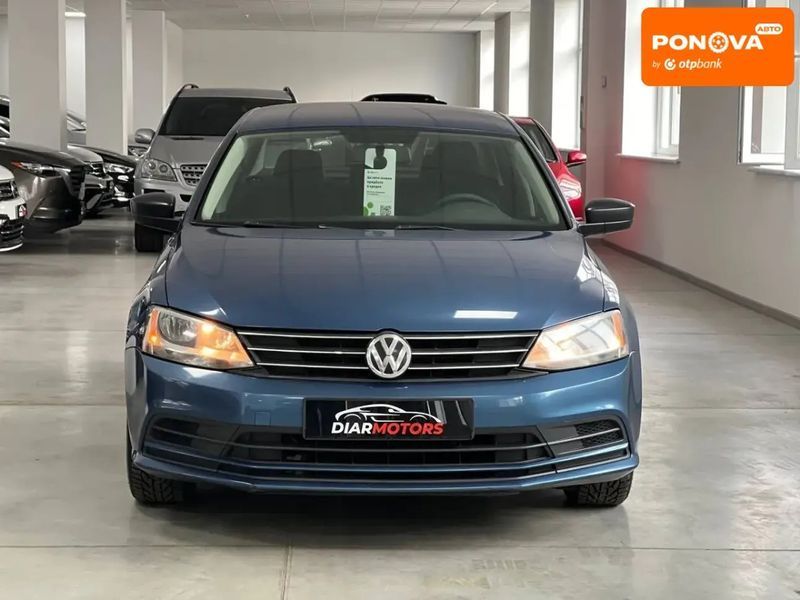 Volkswagen Jetta, 2016 р., Бензин, 124 тис. км, Седан, Синій, Полтава AT-10397624 фото
