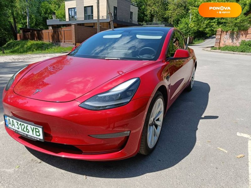 Tesla Model 3, 2022, Електро, 29 тыс. км, Седан, Красный, Киев Cars-Pr-68865 фото