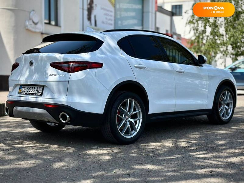 Alfa Romeo Stelvio, 2018, Бензин, 2 л., 112 тис. км, Позашляховик / Кросовер, Білий, Чернівці Cars-Pr-58082 фото