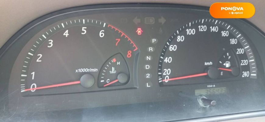 Toyota Camry, 2004, Газ пропан-бутан / Бензин, 2.36 л., 352 тис. км, Седан, Сірий, Харків 40370 фото