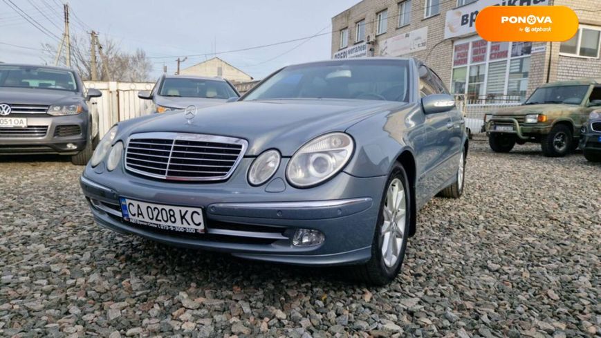 Mercedes-Benz E-Class, 2005, Газ пропан-бутан / Бензин, 1.8 л., 270 тис. км, Седан, Сірий, Сміла 33414 фото