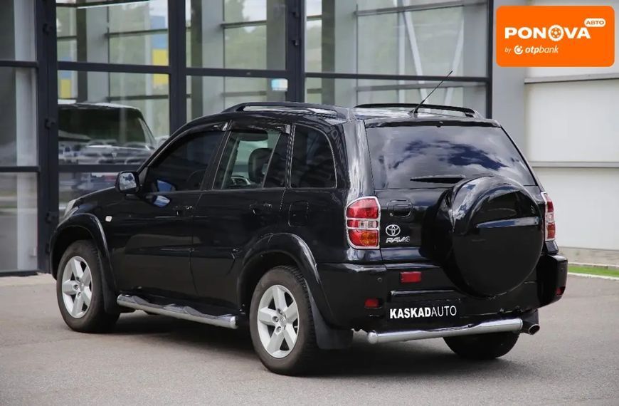 Toyota RAV4, 2004 р., Газ пропан-бутан / Бензин, 250 тис. км, Позашляховик / Кросовер, Чорний, Харків AT-10418214 фото