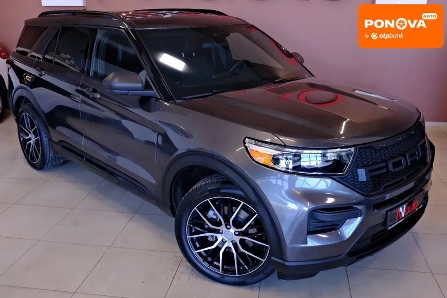 Ford Explorer, 2020 р., Бензин, 98 тис. км, Позашляховик / Кросовер, Сірий, Одеса AT-10418671 фото