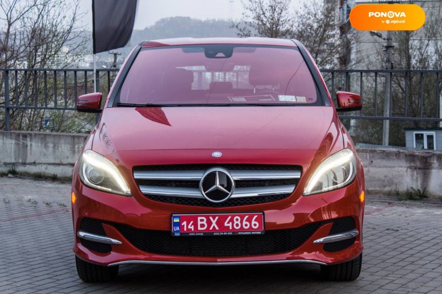 Mercedes-Benz B-Class, 2016, Електро, 55 тыс. км, Хетчбек, Красный, Львов 33154 фото