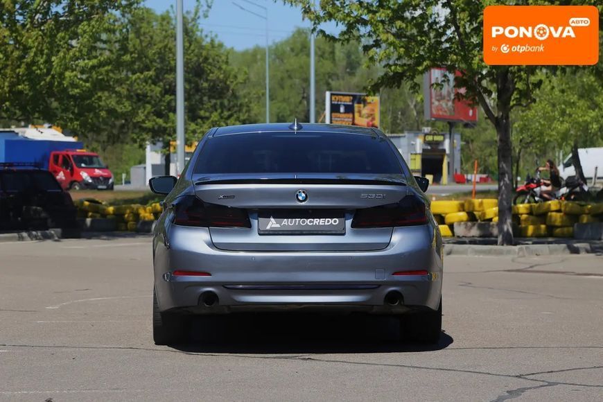 BMW 5 Series, 2019 р., Бензин, 108 тис. км, Седан, Сірий, Київ AT-10416739 фото