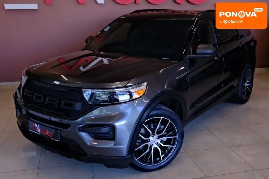 Ford Explorer, 2020 р., Бензин, 98 тис. км, Позашляховик / Кросовер, Сірий, Одеса AT-10418671 фото