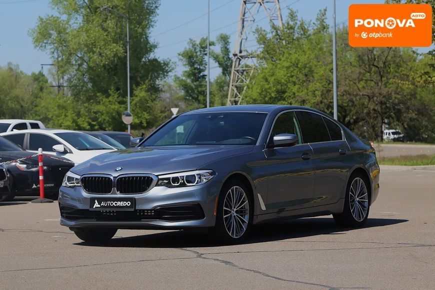BMW 5 Series, 2019 р., Бензин, 108 тис. км, Седан, Сірий, Київ AT-10416739 фото