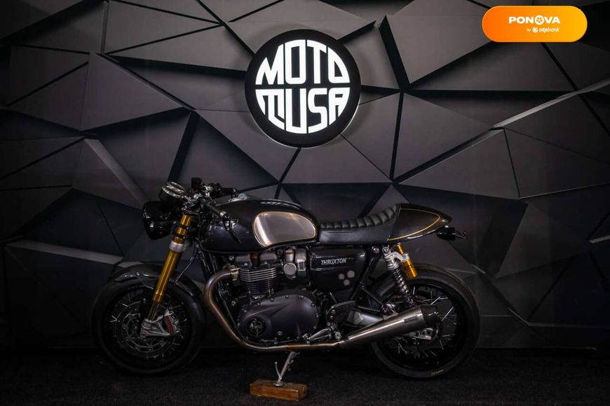 Triumph Thruxton, 2019, Бензин, 1200 см³, 7 тис. км, Мотоцикл Классік, Сірий, Київ moto-37613 фото