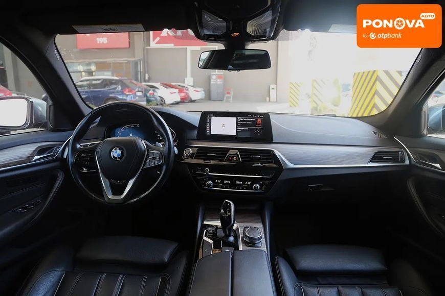 BMW 5 Series, 2019 р., Бензин, 108 тис. км, Седан, Сірий, Київ AT-10416739 фото