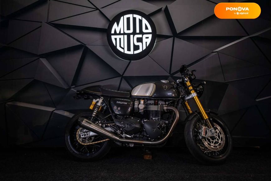 Triumph Thruxton, 2019, Бензин, 1200 см³, 7 тыс. км, Мотоцикл Классик, Серый, Киев moto-37613 фото