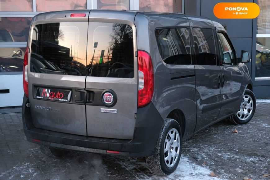 Fiat Doblo, 2018, Газ пропан-бутан / Бензин, 1.4 л., 83 тис. км, Мінівен, Сірий, Одеса 10806 фото