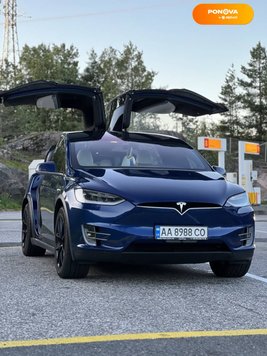 Tesla Model X, 2017, Електро, 93 тис. км, Позашляховик / Кросовер, Синій, Київ Cars-Pr-55107 фото
