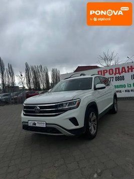 Volkswagen Atlas, 2022 р., Бензин, 115 тис. км, Позашляховик / Кросовер, Білий, Черкаси AT-10414242 фото