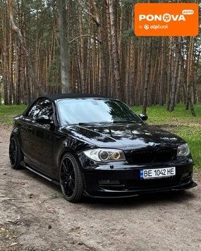 BMW 1 Series, 2008 г., Дизель, 270 тыс. км, Кабриолет, Чорный, Кропивницкий (Кировоград) AT-10416392 фото