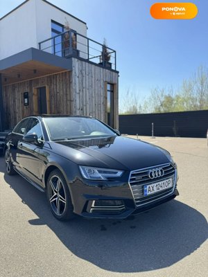 Audi A4, 2015, Бензин, 1.98 л., 89 тис. км, Седан, Чорний, Київ 36072 фото