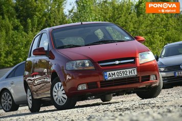 Chevrolet Kalos, 2008, Бензин, 1.4 л., 143 тис. км, Хетчбек, Червоний, Бердичів 279528 фото