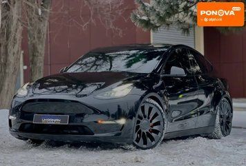 Tesla Model Y, 2020 г., Електро, 28 тыс. км, Седан, Чорный, Днепр (Днепропетровск) AT-10408348 фото