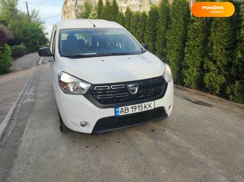 Dacia Dokker, 2017, Бензин, 90 тыс. км, Минивен, Белый, Винница Cars-Pr-180077 фото