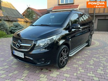 Mercedes-Benz Vito, 2015, Дизель, 1.6 л., 212 тис. км, Мінівен, Чорний, Хмельницький Cars-Pr-273579 фото