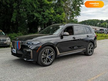 BMW X7, 2021, Бензин, 4.4 л., 105 тис. км, Позашляховик / Кросовер, Чорний, Львів Cars-EU-US-KR-197649 фото