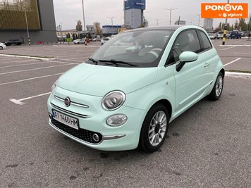 Fiat 500, 2017, Газ пропан-бутан / Бензин, 1.24 л., 62 тис. км, Хетчбек, Зелений, Київ Cars-Pr-268979 фото