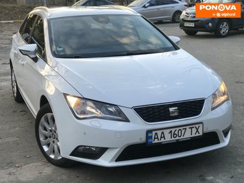 SEAT Leon, 2014, Дизель, 1.6 л., 274 тис. км, Універсал, Білий, Київ Cars-Pr-268671 фото