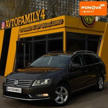 Volkswagen Passat, 2012 р., Бензин, 225 тис. км, Універсал, Чорний, Київ AT-10416410 фото