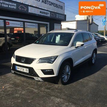 SEAT Ateca, 2017 р., Дизель, 165 тис. км, Позашляховик / Кросовер, Білий, Житомир AT-10414453 фото