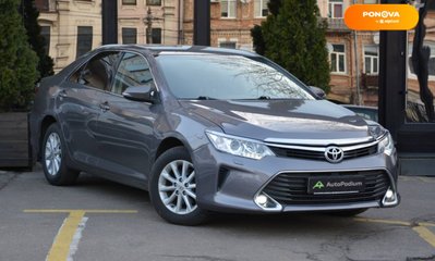 Toyota Camry, 2016, Бензин, 2.49 л., 193 тыс. км, Седан, Серый, Киев 23137 фото