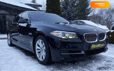 BMW 5 Series, 2013, Бензин, 2 л., 314 тис. км, Седан, Чорний, Львів 11751 фото