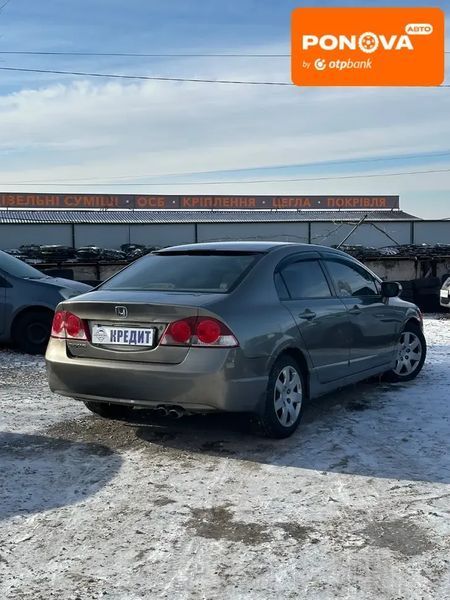 Honda Civic, 2008 г., Газ пропан-бутан / Бензин, 224 тыс. км, Седан, Серый, Кривой Рог AT-10409733 фото