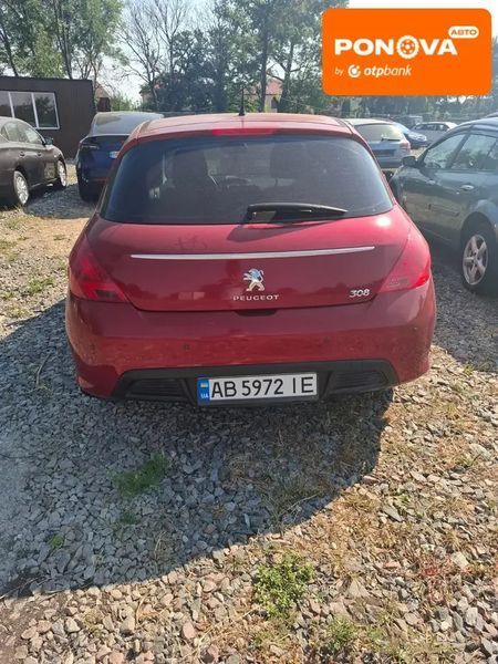 Peugeot 308, 2011 р., Газ метан / Бензин, 135 тис. км, Седан, Червоний, Первомайськ AT-10420772 фото