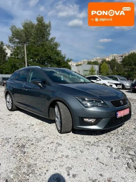 SEAT Leon, 2015 г., Бензин, 212 тыс. км, Универсал, Серый, Каменское (Днепродзержинск) AT-10418856 фото