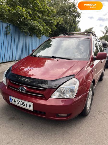 Kia Carnival, 2008, Дизель, 2.92 л., 356 тыс. км, Минивен, Красный, Киев Cars-Pr-61842 фото