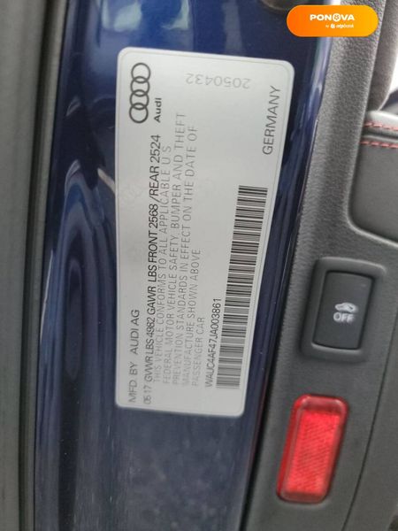 Audi S4, 2017, Бензин, 3 л., 75 тис. км, Седан, Синій, Дніпро (Дніпропетровськ) Cars-EU-US-KR-33195 фото