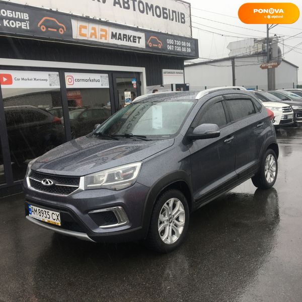 Chery Tiggo 2, 2019, Бензин, 1.5 л., 79 тис. км, Позашляховик / Кросовер, Сірий, Житомир 37780 фото