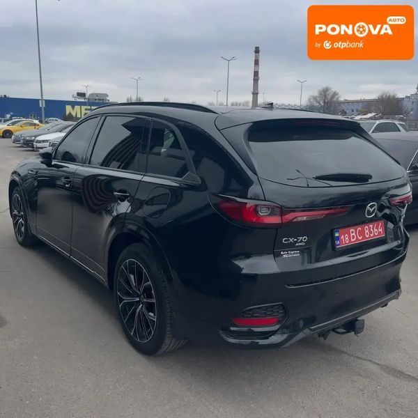 Mazda CX-70, 2024 р., Бензин, 12 тис. км, Позашляховик / Кросовер, Чорний, Дніпро (Дніпропетровськ) AT-10411675 фото
