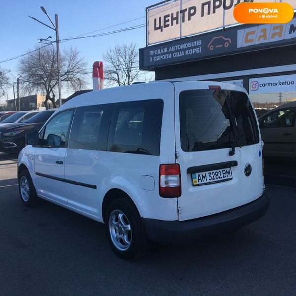 Volkswagen Caddy пасс., 2007, Дизель, 2 л., 274 тыс. км, Универсал, Белый, Житомир 26378 фото