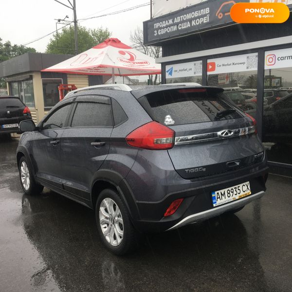 Chery Tiggo 2, 2019, Бензин, 1.5 л., 79 тис. км, Позашляховик / Кросовер, Сірий, Житомир 37780 фото