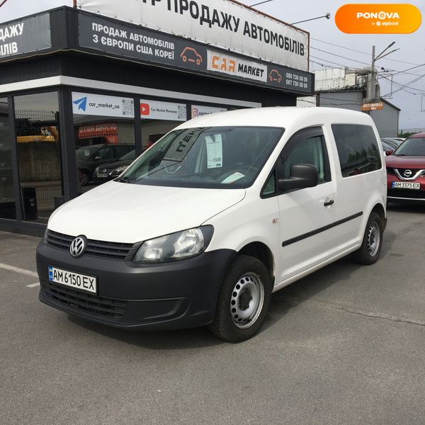 Volkswagen Caddy пасс., 2015, Дизель, 1.6 л., 256 тыс. км, Универсал, Белый, Житомир 36427 фото