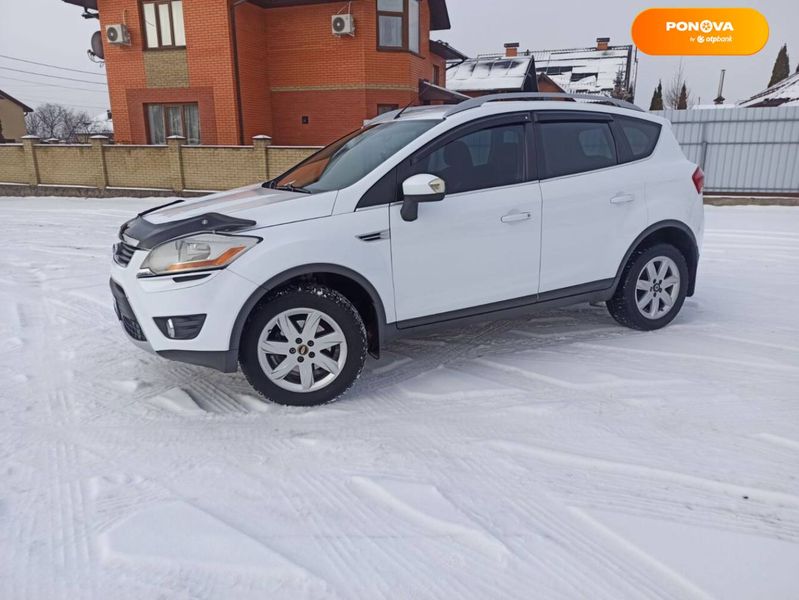 Ford Kuga, 2010, Газ пропан-бутан / Бензин, 2.52 л., 175 тис. км, Позашляховик / Кросовер, Білий, Вінниця 8121 фото