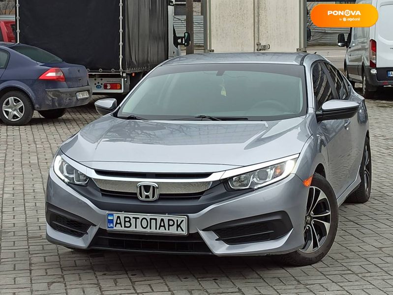 Honda Civic, 2018, Бензин, 2 л., 90 тис. км, Седан, Сірий, Дніпро (Дніпропетровськ) 19382 фото