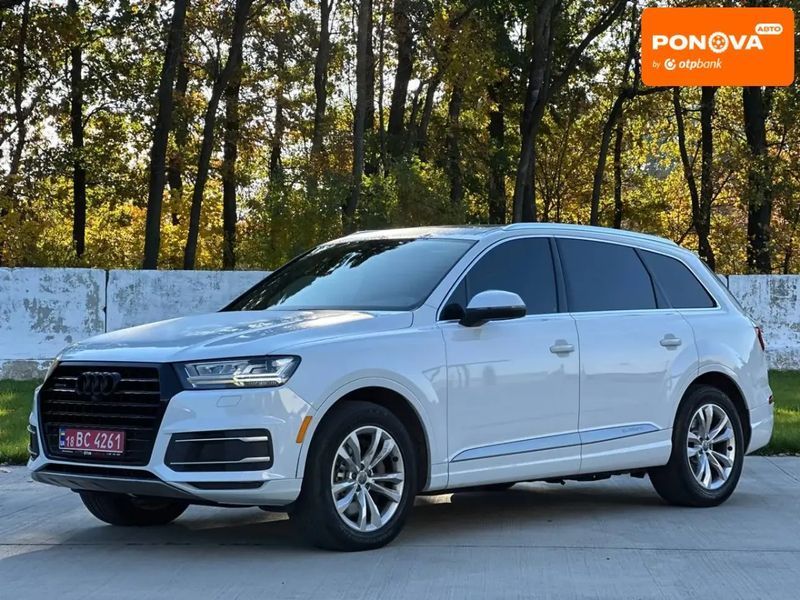 Audi Q7, 2017 р., Бензин, 193 тис. км, Позашляховик / Кросовер, Білий, Луцьк AT-10405657 фото
