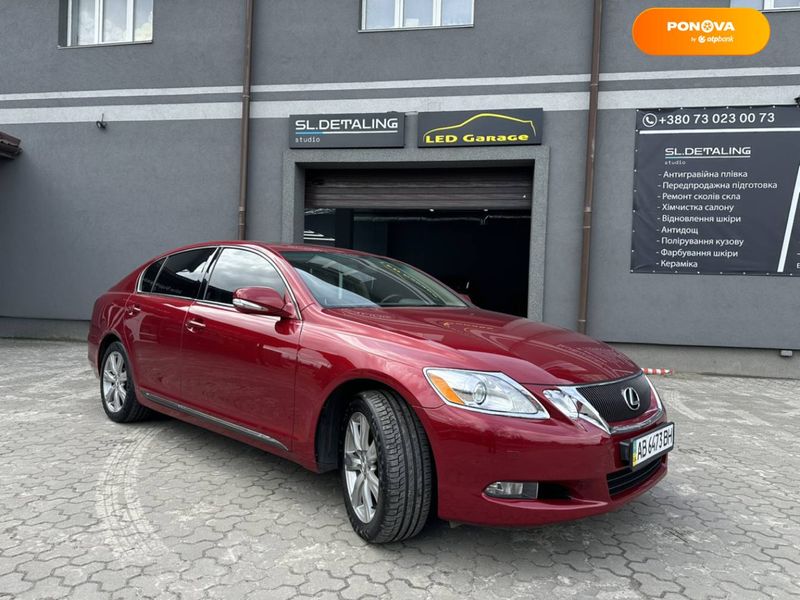 Lexus GS, 2010, Бензин, 3.46 л., 61 тис. км, Седан, Червоний, Київ Cars-Pr-64459 фото