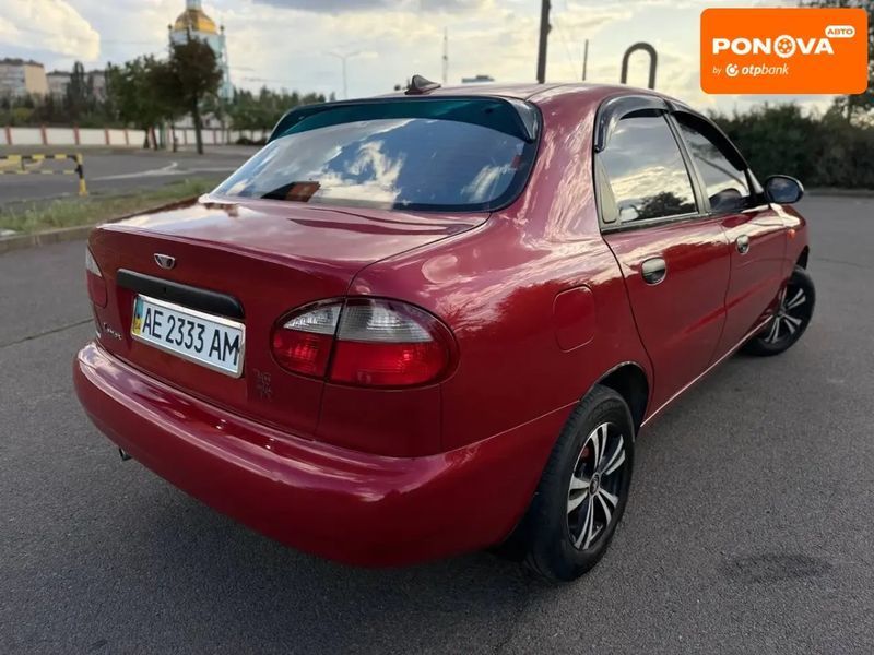 Daewoo Lanos, 2008 р., Бензин, 125 тис. км, Седан, Червоний, Кривий Ріг AT-10396328 фото