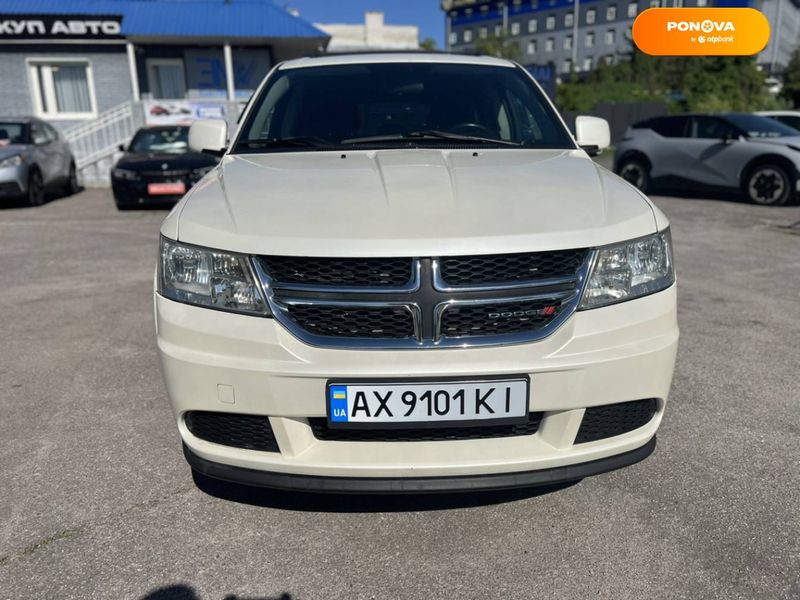 Dodge Journey, 2012, Бензин, 2.36 л., 175 тис. км, Позашляховик / Кросовер, Білий, Харків 44671 фото